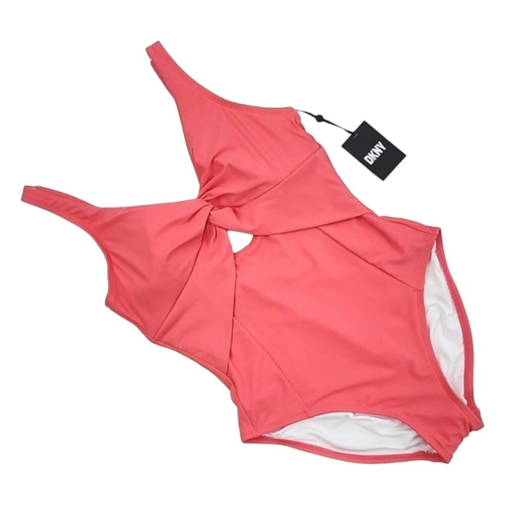 DKNY Coral One-Piece Swimsuit
